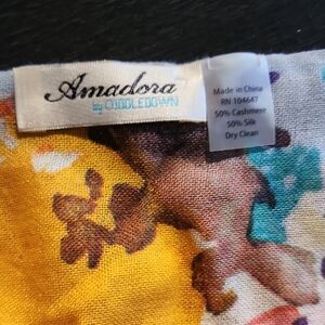 Amadora Floral Print Scarf